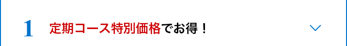 定期コース5大特典1