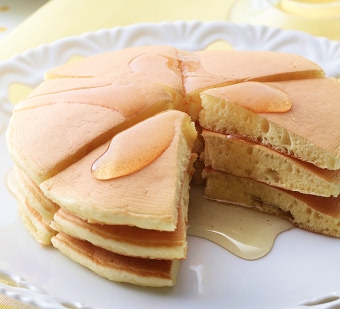 カスピ海ヨーグルトのもちもちパンケーキ