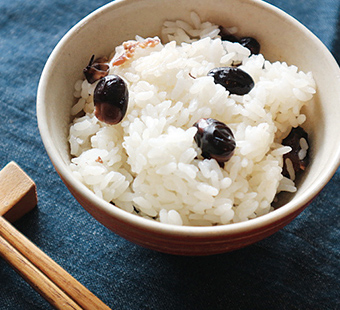 クロ豆ごはん